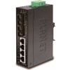 Planet ISW-621S15, 4x 10/100Base-TX+ 2x 100FX 15km, SM, DIN, IP30