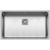 PYRAMIS Nerezový drez pre spodnú montáž LYDIA 1B hladký, 70 x 40 cm