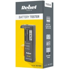 REBEL Tools tester batérií digitálny pre 1,5V a 9V batérie RB-168D