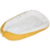 EKO Hniezdo pre bábätko bavlnené Mustard Yellow 85x50x10 biela