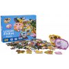 200-dielna sada puzzle farma s 2 kartónovými zvieratkami pre deti od 6 rokov
