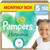 Mesačné balenie plienok Pampers Harmonie 11-16kg Junior 5 (152ks) Pampers