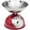 Kuchynská váha 5Five Retro Colors červená, 5kg