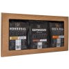 Darčekový set zrnkových odrodových káv Pureway Honduras, Costa Rica, Espresso, 600 g
