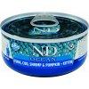 N&D Cat Ocean Kitten Tuna & Cod & Shrimp & Pumpkin 70 g