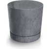 Kvetináč plast sivý Prosperplast 23,9 cm x 23,9 x 23,1 cm