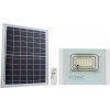 V-TAC LED reflektor solárny V-TAC 20W biely IP65, diaľkové ovládanie, časovač VT-60W 6400K 1650lm