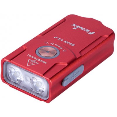 FENIX Rechargeable Flashlight E03R V2.0 GE Red (500lm.) E03RV20RED