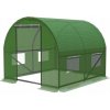 Záhradný fóliovník 2x2x2m - 4m² s UV filtrom a konštrukciou zelená