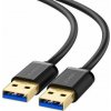 Ugreen 10370 Priama zástrčka USB-A, 1m, černý
