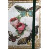 Zápisník s gumičkou 178x126 mm motýle F