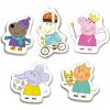 Puzzle pre najmenších Peppa Pig Baby Educa progresívne 3-4-4-4-5 dielikov od 24 mes