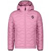 SCOTT Cyklistická zateplená bunda - INSULOFT WARM JR - ružová