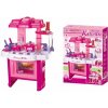 Detská kuchynka G21 s príslušenstvom ružová