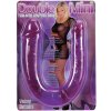 Seven Creations Double Mini Dong - Obojstranné dildo 30cm Fialová
