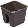 PROSPERPLAST Kvetináč na zábradlie RATOLLA antracit 28 cm