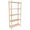 ROJAPLAST Drevený regál 75 x 30 x 170 cm ROJAPLAST 1383