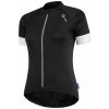 Dámsky cyklistický dres Rogelli MODESTA s krátkym rukávom, čierno-biely 2XL
