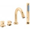SEINA - 4-otvorová vaňová batéria, zlatá - lesklá SE962.0PZ, RAV Slezák Farba: GOLD - lesklý, Rozmer: 1/2