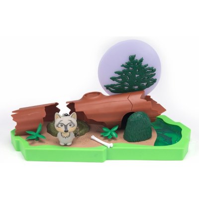 Hexbug Lil Nature Babies Vlk Waya a lesné brloh veľký set