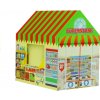 LEAN TOYS Rozkladací dom potraviny farebný