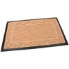 Béžová textilná gumová čistiaca vstupná rohož FLOMA Stripes - Deco - dĺžka 45 cm, šírka 75 cm, výška 0,8 cm