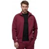 Pitbull West Coast mikina na zips bez kapucne Sampson burgundy