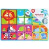 TEDDIES magnetické doskové zvieratá plast vo fólii 30x20x1cm 12ks v boxe