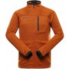 Pánska rýchloschnúca mikina ALPINE PRO, ONNEC 3 Oranžová,Čierna XXXL