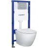 Kerra Geberit Duofix Basic Delos White/Delta WC závesná súprava, GBDDCH