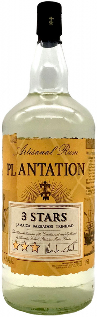 Plantation White 3 Stars 41,2% 0,7 l (čistá fľaša)