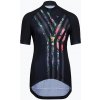 Dámsky cyklistický dres SILVINI Calnia black/charcoal