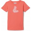 Columbia Mission Lake Short Sleeve Graphic Shirt Dievčenské Tričko Farba: Hot Coral Foxy Swirl, Veľkosť: XL 1989791810