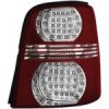 LED zadné svetlá VW Touran 2003+ červené/crystal