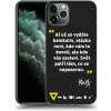 Picasee silikónový čierny obal pre Apple iPhone 11 Pro - Kazma - SVĚT PATŘÍ TĚM, CO SE NEPOSEROU