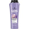 Schwarzkopf Gliss Blonde Hair Perfector Purple Repair Shampoo Regeneračný fialový šampón na odstránenie žltých tónov v blond vlasoch 250 ml