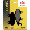 Zadné brzdové doštičky / obloženie SBS MZ 125 SM, SX 1999 - 2001 směs HF