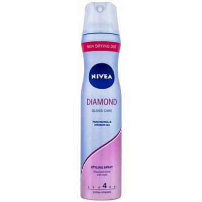 Nivea Diamond Gloss Care lak na vlasy pro oslňující lesk 250 ml pro ženy