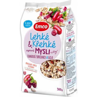 Emco Mysli Ľahké a krehké - kanadské brusnice a goji 500 g