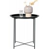Kovový okrúhly odkladací stolík ø 47 cm Bastia – House Nordic