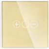 Revolo Touch sklenený panel pre dotykový stmievač C3D-005 - Zlatý