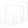 Noble Wood Pur Iternal 1112 x 450 x 80 mm biela 2 ks