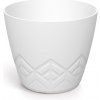 Kvetináč 13,8cm biely plastový DARE140-S449 ARECO PROSPERPLAST