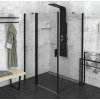 Polysan ZOOM Black obdĺžniková sprchová zástena 1300x900mm L/P varianta ZL1313BZL3290B
