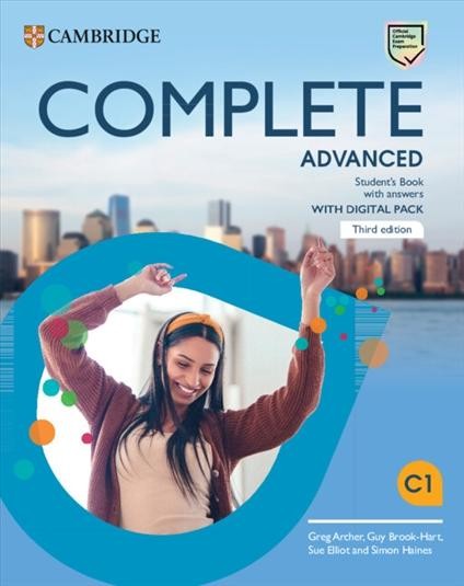 Complete Advanced Student´s Book with Answers with Digital Pack, 3rd edition - Simon Haines, Guy Brook-Hart, Sue Elliott, Greg Archer