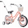 Detský bicykel SUN BABY Heart Bike 12 palcov pre dievčatko Marhuľový