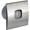 Sapho Cata Silentis - Kúpeľňový ventilátor axiálny 12 INOX T s časovačom, 20 W, 120 mm, nehrdzavejúca oceľ 01081300