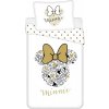Jerry Fabrics Obliečky Minnie gold 02 140x200 70x90