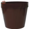 Kinekus Kvetináč klasický plastový, 26cm, hnedý, K42
