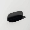 Nástenný regál do kúpeľne Devo Oval čierny 30 x 9,1 x 9,1 cm OV-PA30-L09